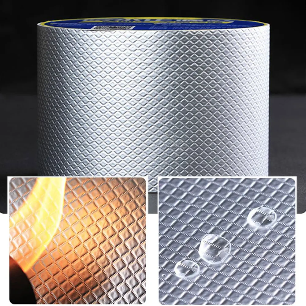 5cm Waterproof Tape Selfadhesive Butyl Sealing Tapes Roof Repair Sealed Adhesive Sealant Duct Fix Garden Hose Stop Leak Material