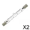 2X Halogen Linear Light Bulb Dimmable 22-240V for Landscape Streetlight Ceiling 1
