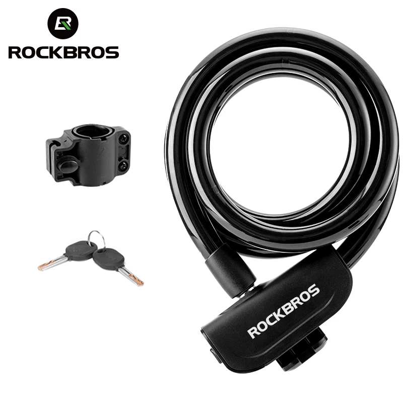 Rockbros Bicycle Lock Bike Portable Antitheft Ring Lock Mtb Road