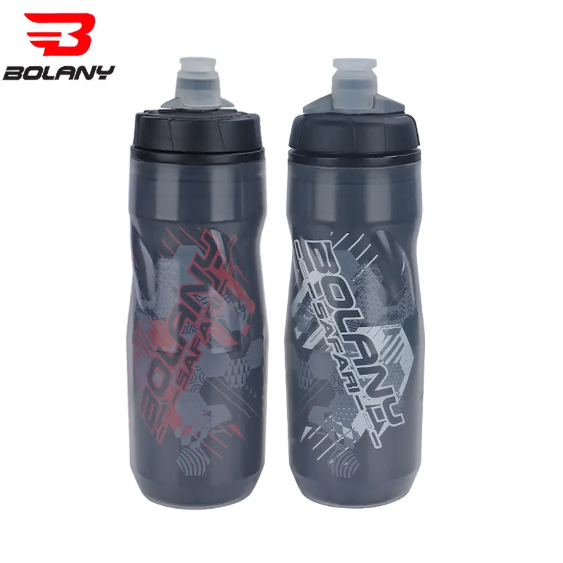 Bicycle Water Bottle 610ML Large Capacity Outdoor Cycling Kettle Double insulation Sports Bottle PP5 material