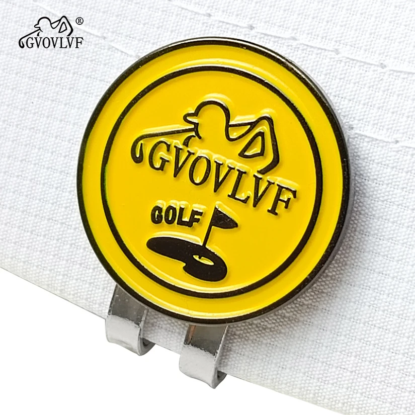 1pc GVOVLVF Golf Ball Marker with Magnetic Hat Clip Men and Women Golf Accessories and Gift Ideas Stylish Minimalist 25mm