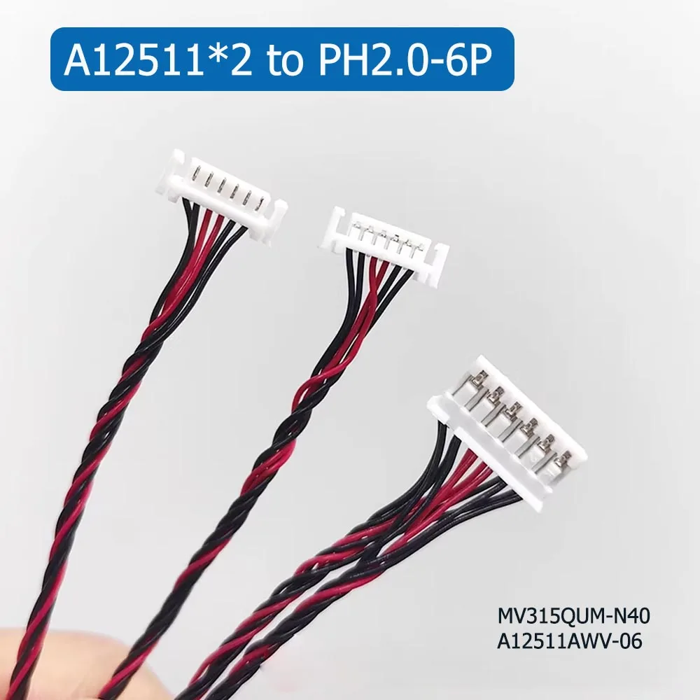 MV315QUM-N40 A12511AWV-06 터미널 A12511*2 - PH2.0-6P용 L..