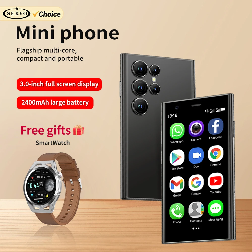 無料プレゼント！ SERVO ミニ 4G LTE Android スマートフォン 16GB ROM