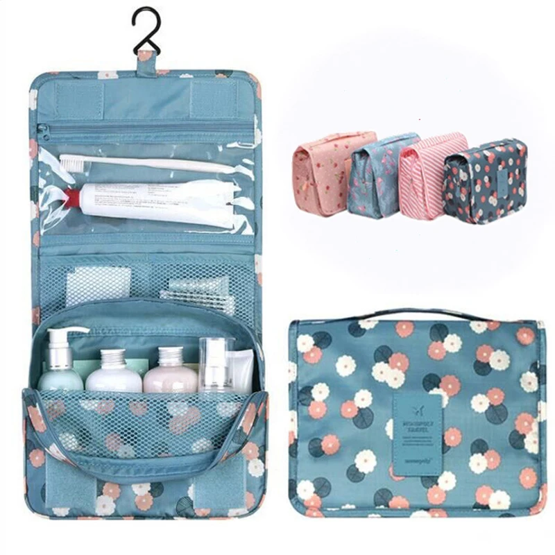 

Hook Cosmetic Bag Women Travel Pouch Makeup Bag High Capacity Toiletries Storage Pouch Make Up Organizer Waterproof Beauty Bags