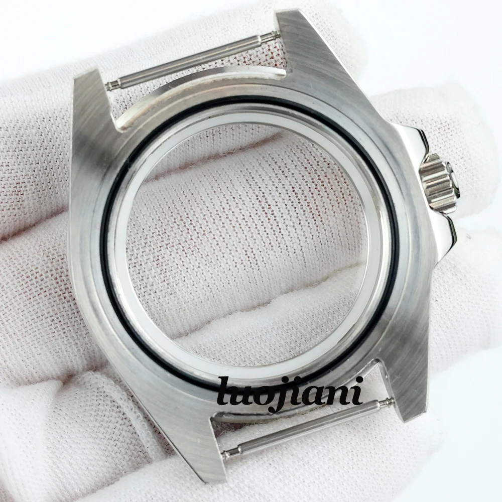 Diver 40mm Men's watch case sapphire glass 316L stainless steel Fit NH35 NH36 movement 28.5mm dial submariner gmt yacht-master