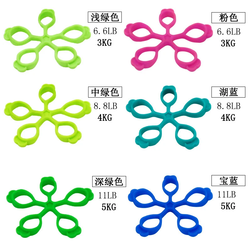 Hand Gripper Silicone Finger Expander Exercise Hand Grip Wrist Strength Trainer Finger Exerciser Resistance Bands Fitness hand strengthener finger trainer finger strength trainer forearm exerciser hand grip trainers hand grip exerciser hand exerciser hand trainer