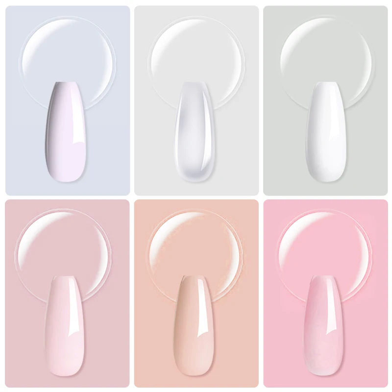 10g/Box Base Colors French Nail Design Dipping Powder Clear White No Lamp Cure Nails Dip Powder Nail Gel Natural Dry nail powder nail powder set