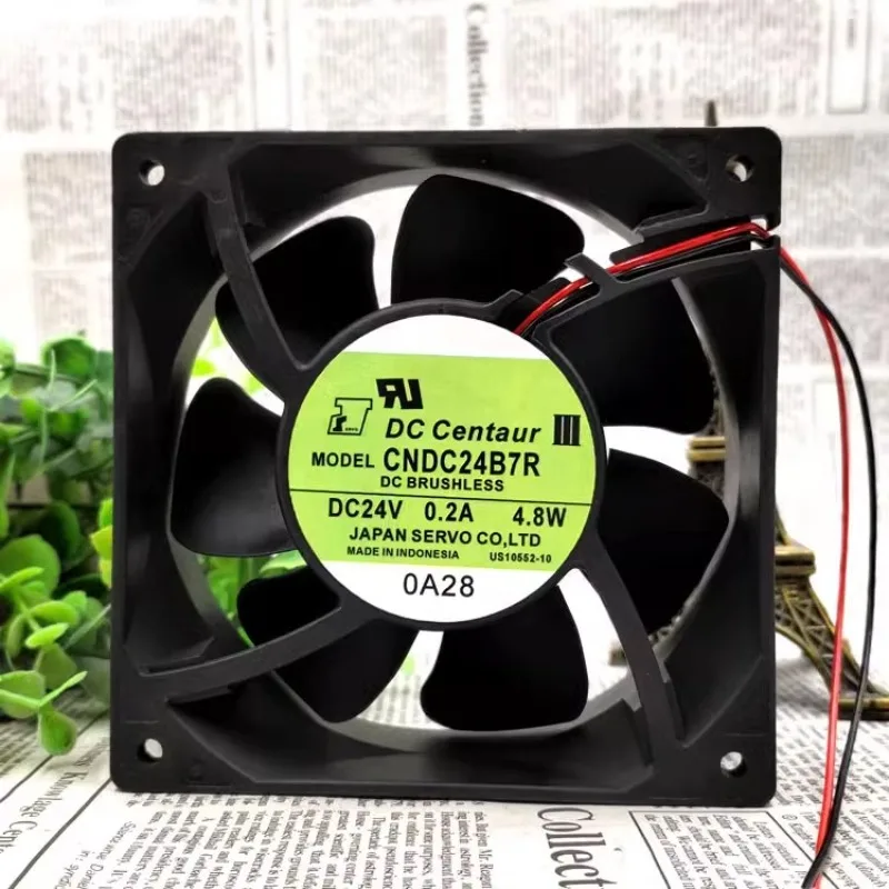 

New Cooler Fan for SERVO CNDC24B7R 24V 0.2A 4.8W 12038 Silent Frequency Converter Fan 120*120*38mm