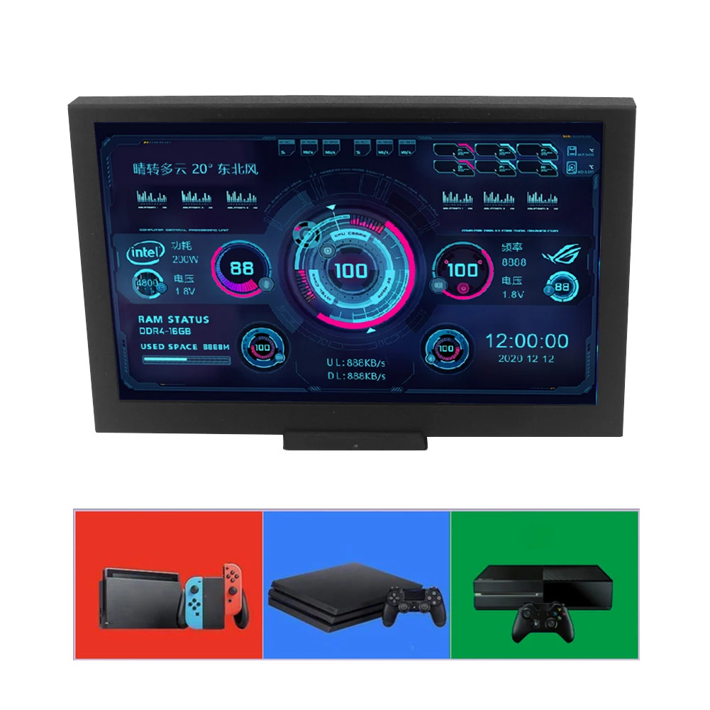 5.0 ġ 800*480 IPS LCD  ÷ AIDA64 USB ÷  ȭ, CPU GPU RAM HDD  µ  