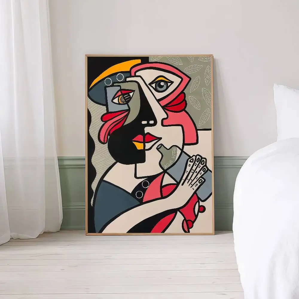Abstract Picasso-Inspired Art Poster - Classic Movie HD Wall Art