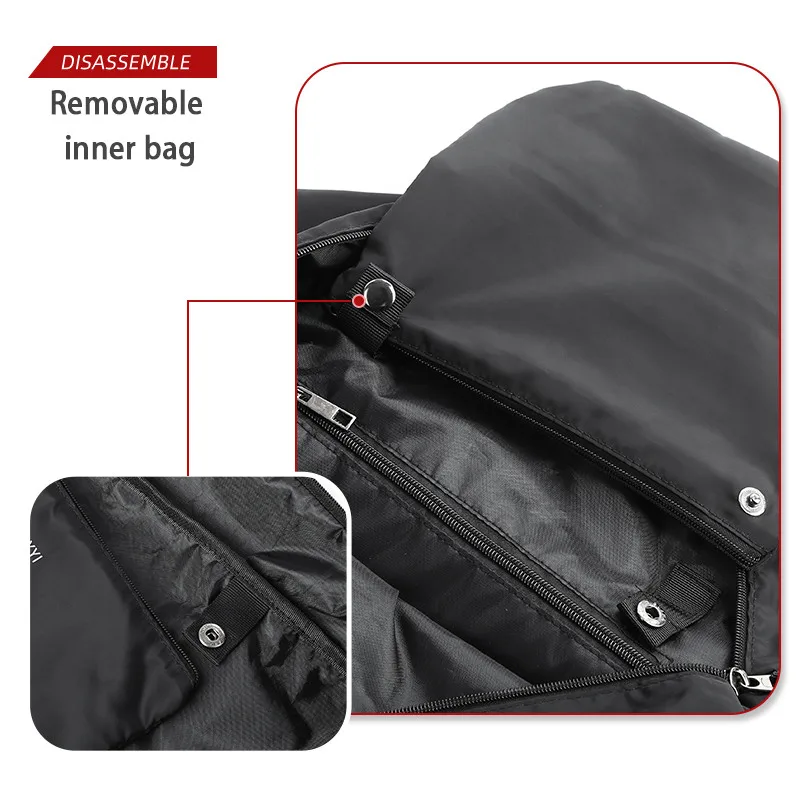 Oxford Foldable Travel Duffel Bag 37L Waterproof Sports Tote Gym Shoulder Weekender Overnight Bags Large Capacity Men