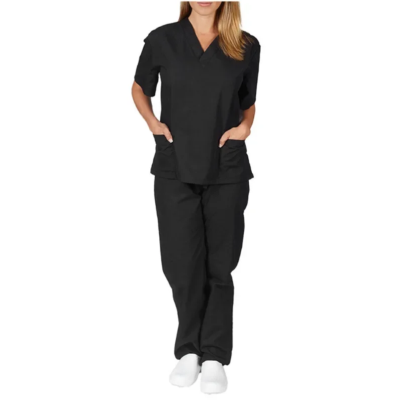 Surgical Clothes Isolation Clothes Work Operating Room Short-sleeved Hand Wash Women's Suit Short Nurse