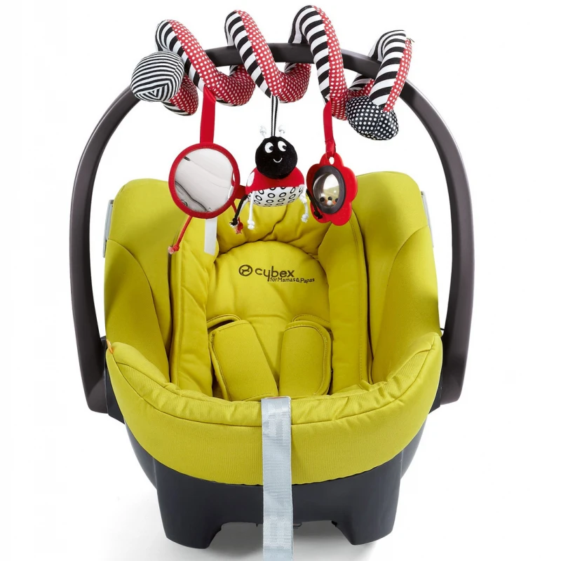 Baby Caterpillar Bed Around The Car Around Puzzle Baby Toys Frog Beetle Doll Soothing Toys Pram Cot
