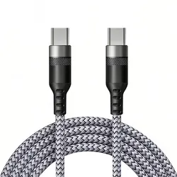 Ultra - Fast USB - C to USB - C Charging Cable, 60W PD Quick Charge, Multiple Length Options - 3m (Grey)