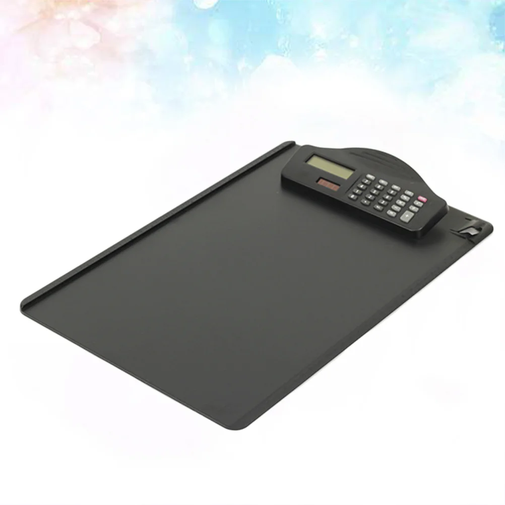 

Clip Board with Calculator Multifunctional Plastic A4 Clipboard for Office School and Business Use