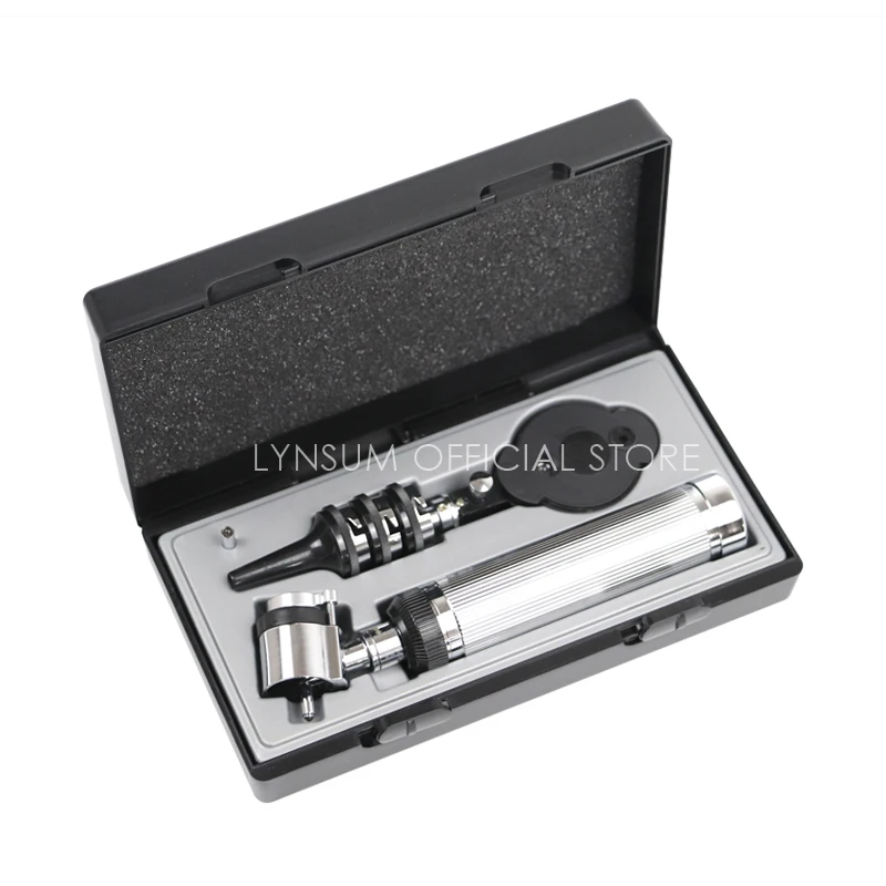 

Medical Professional Direct LED Otoscope Ophthalmoscope ENT Diagnostic Endoscope Otoscopio Ear Eye Care Check Set for Doctors
