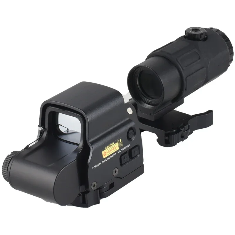 558+G45/G43/G33 Holographic Collimator Sight Red Dot Optic Sight Tactical Hunting Gear 20mm Rail Mounts&Quick Detach Lever Combo