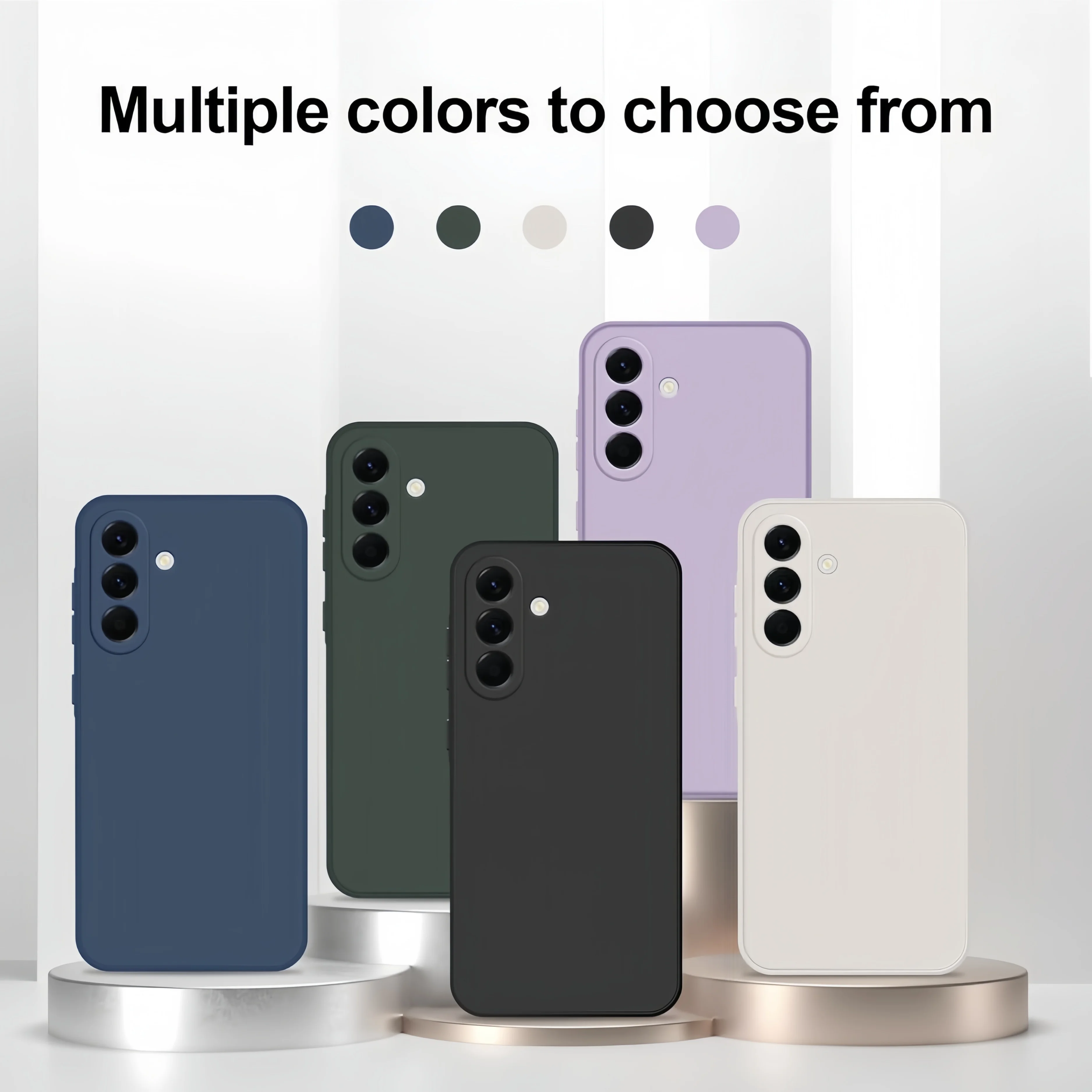 Silicone Thin Slim Grip Soft Rubber Gel Protective Phone Case