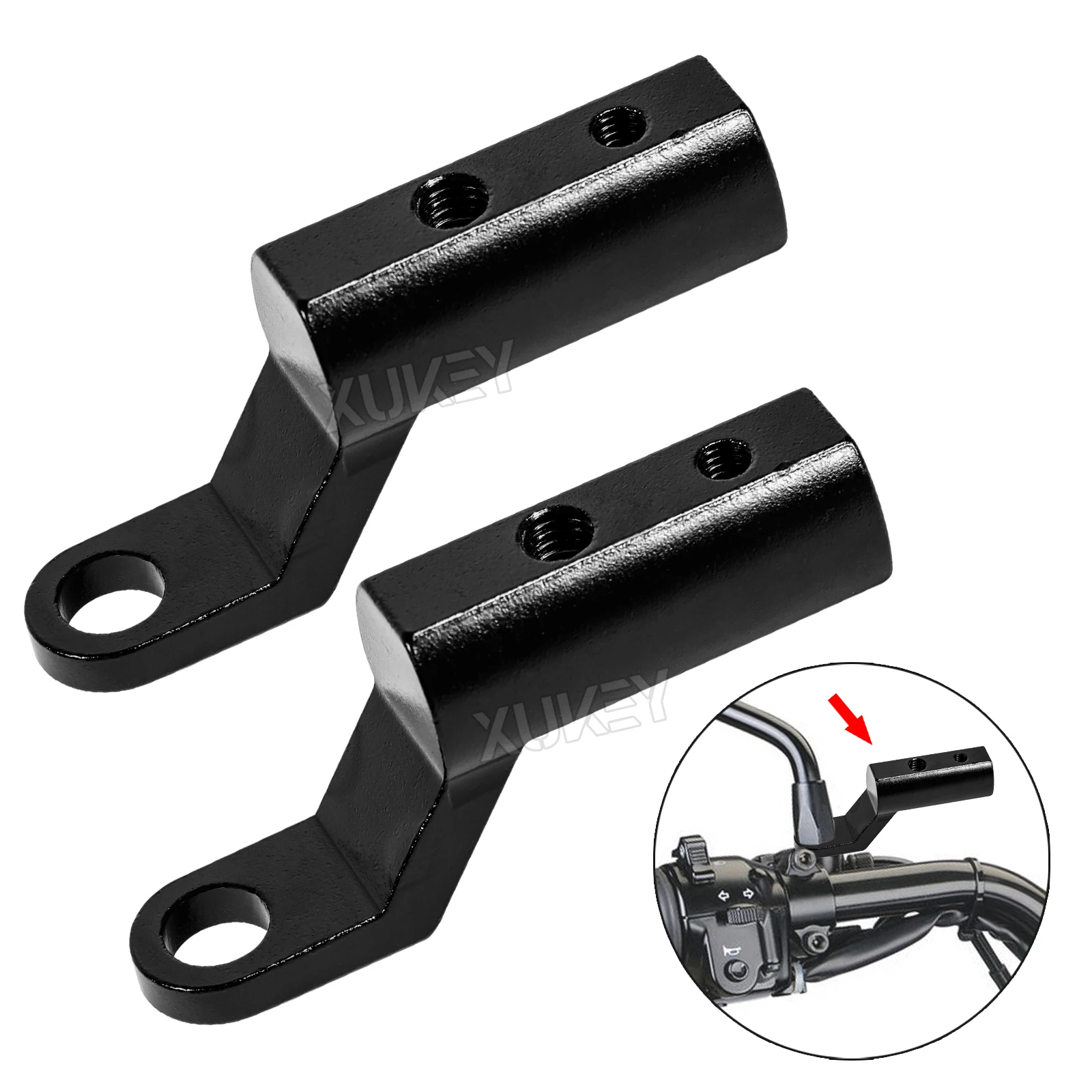 

Держатель тахографа для мотоцикла, велосипеда, скутера, руля заднего вида, 2 шт.