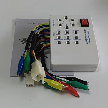 Tester per motori brushless Dispositivo di test per bici elettro Riparazione auto Controller rilevatore universale per veicoli elettrici Rilevatore Hall