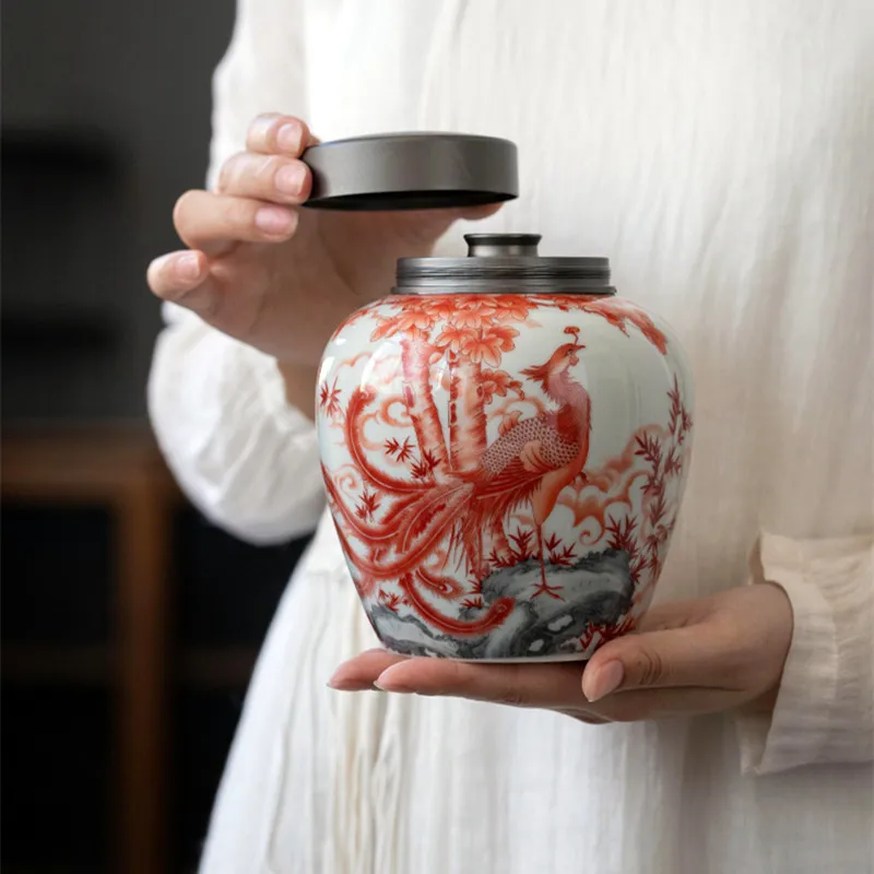 Large Ceramic Ashes Urn Holder Memorial Ash Caskets Urns Cremation For Human Pet Keepsake Sealed Memory Souvenirs Funeral Gift