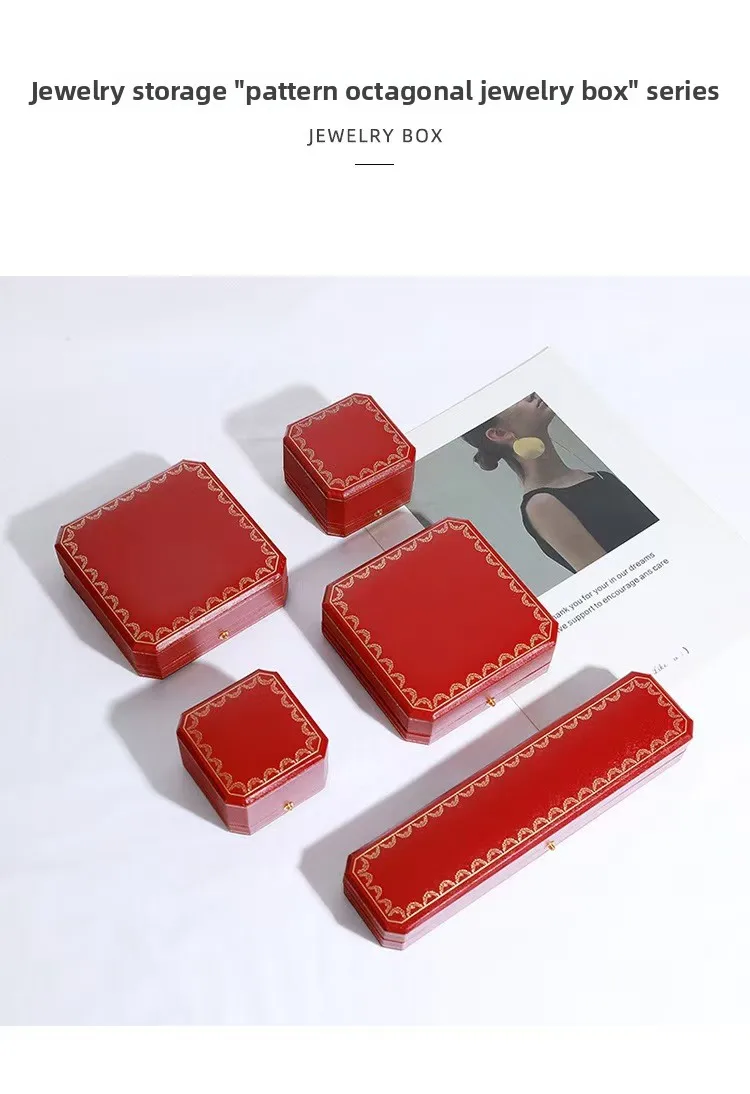 Luxury Travel Jewelry Bag 🎁 – Red Fashion Storage for Watches, Necklaces, Earrings, Rin... - SKU LTJB1855 - UGI Packa...