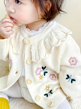 Baby Knit Cardigan Sweater 1