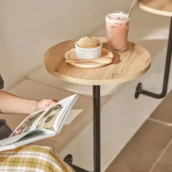 Web Celebrity Cafe Tavolo rotondo Provincia Spazio al muro Tavolo da appendere alla carta Tavoli da pranzo nordici per bevande al tè al latte e vento 1