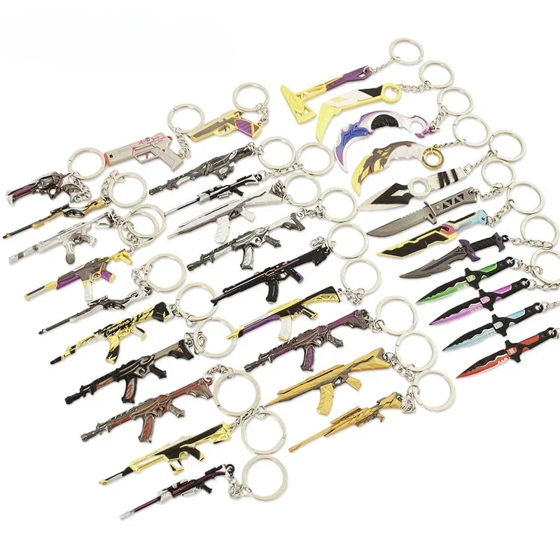 valorant エージェントセリフチャーム 全5種セット Valorant Keychains Collection AGENTS Weapon Model Game