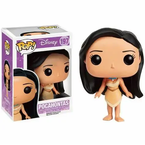 thumbnail image 1 of FUNKO POP Disney Princes Movie Merchandising Pocahontas #197 Figura de acción de vinilo Colección para niños Modelo Juguete Regalo de cumpleaños y Navidad, 1 of 5
