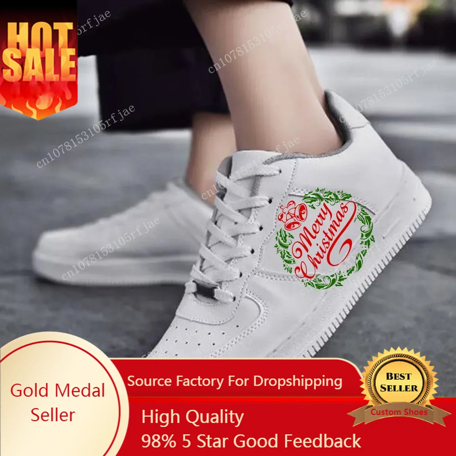 New Christmas AF Basketball Mens Womens Sports Running High Quality Flats Force Sneakers Lace Up Mesh Customized Made Shoe DIY