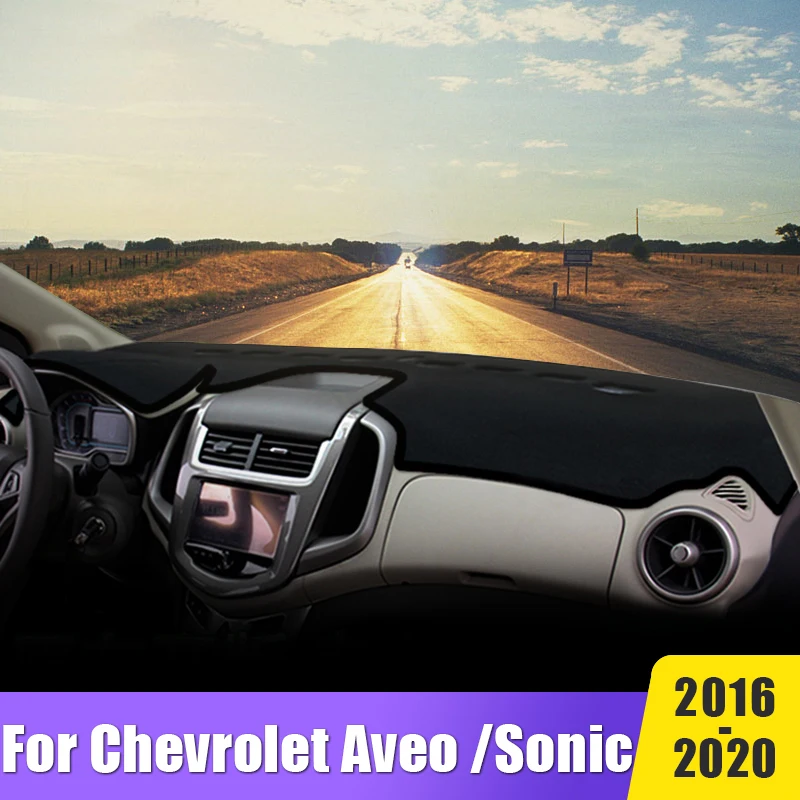 

Dashboard Avoid Light Cover Anti-UV Non-Slip Mat For Chevrolet Sonic 2016 2017 2018 2019 2020 Instrument Carpets Car Accessories
