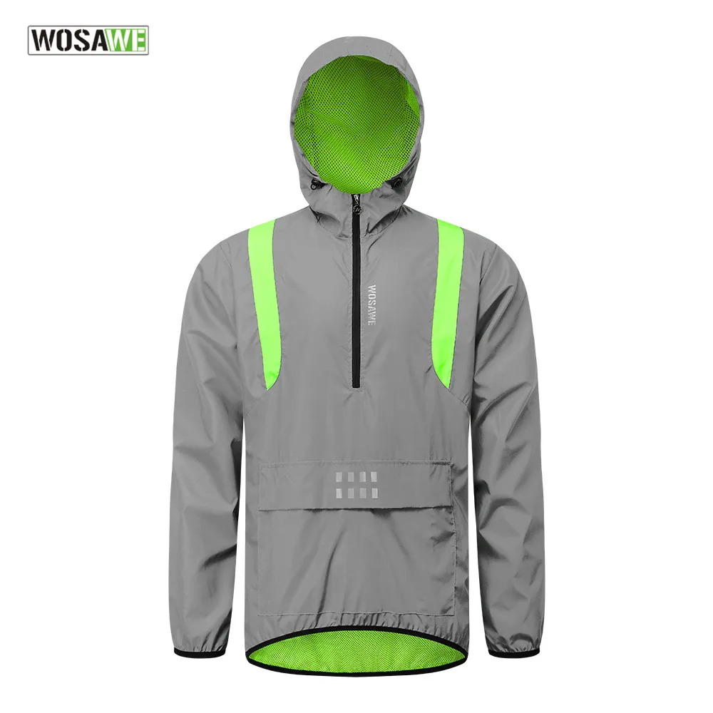 WOSAWE Winter Fietsen Jas Mannen Vrouwen Thermische Fleece Fiets Jas