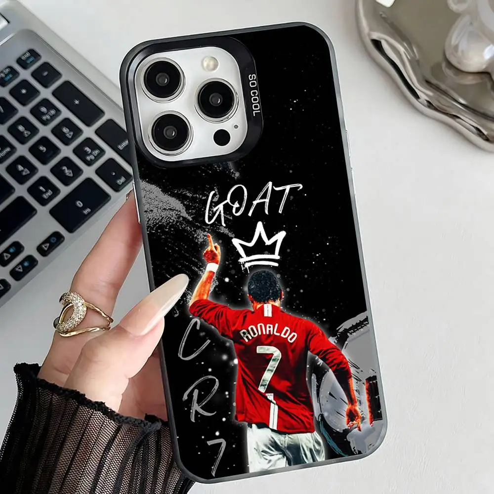 CR7 Football Star Black IMD Phone Case