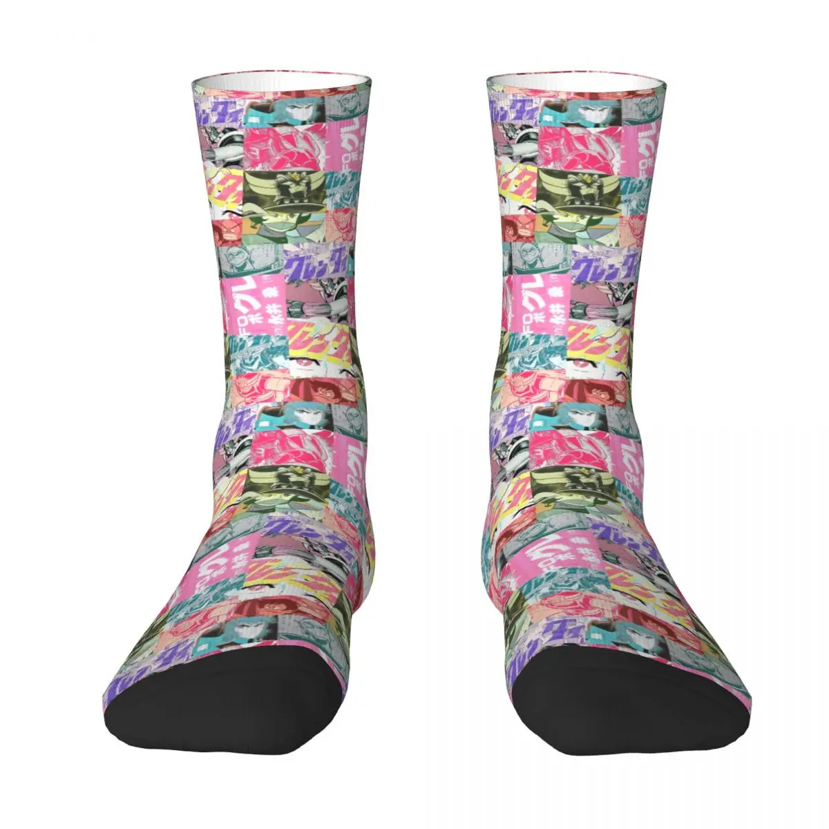 

Wallpaper UFO Robot Grendizer Sock Socks Men Women Polyester Stockings Customizable Design