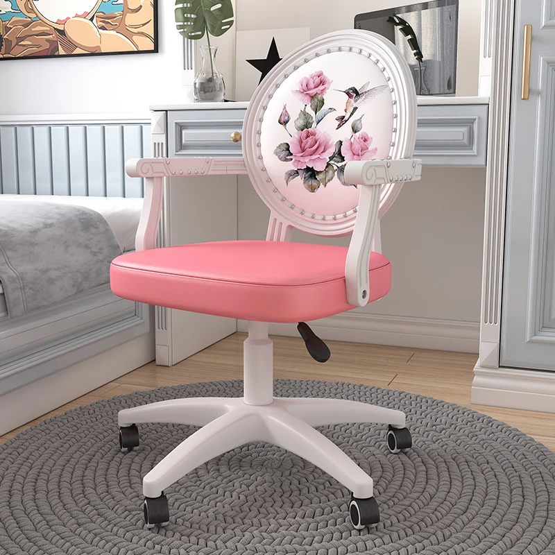

Makeup Leather Office Chairs Metal Gaming Designer Barber Office Chairs Working Executive Chaise De Bureau Modern Furnitures