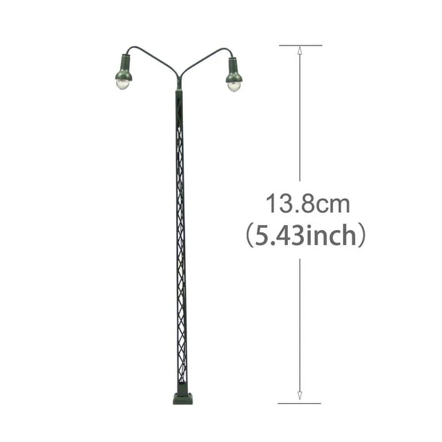 5Pcs Model Railroad Lights Lattice Mast Light 3V LED Lamps Gauge H0 LED Light For Rail Building Layout Mini Garden Lamps Decor 4
