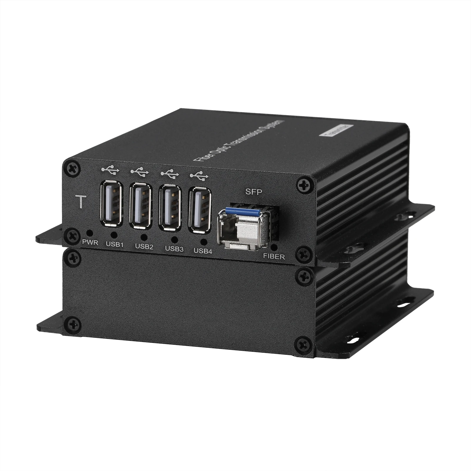 4 ports USB 2.0 fiber optic converter,single fiber single mode USB Fiber Optic Converter