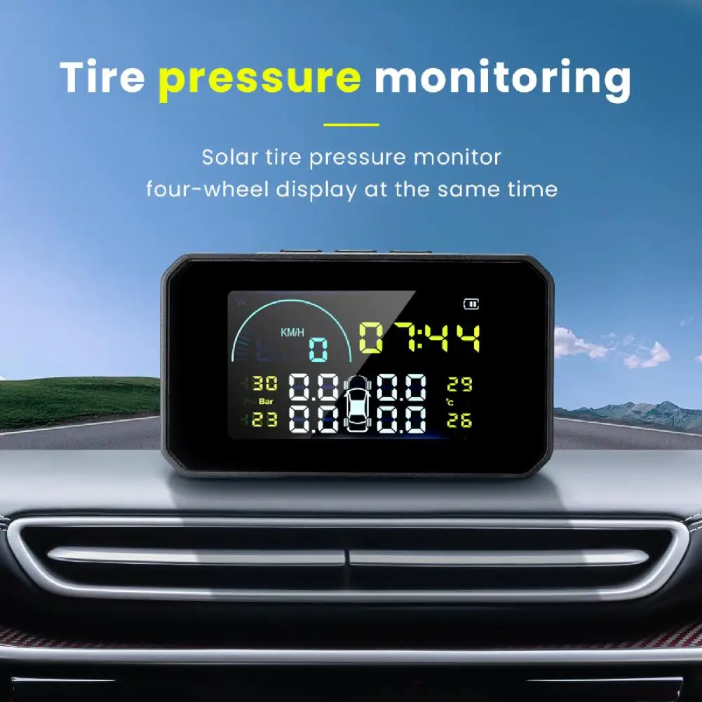 

Car TPMS Convenient High Accuracy LCD Display IP67 Tire Pressure Monitoring System Car Accsesories For SUV