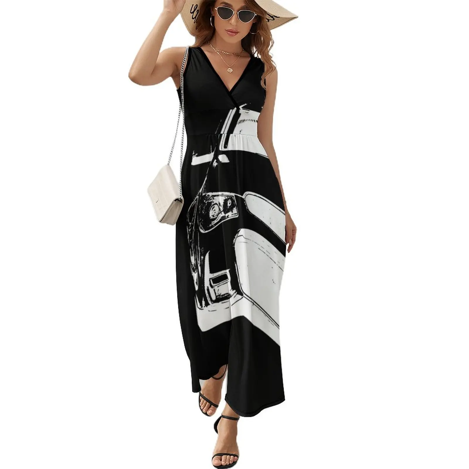 Holden VF SS Front White Sleeveless Dress Long dress woman Evening gown luxury woman party dress wedding dresses for parties