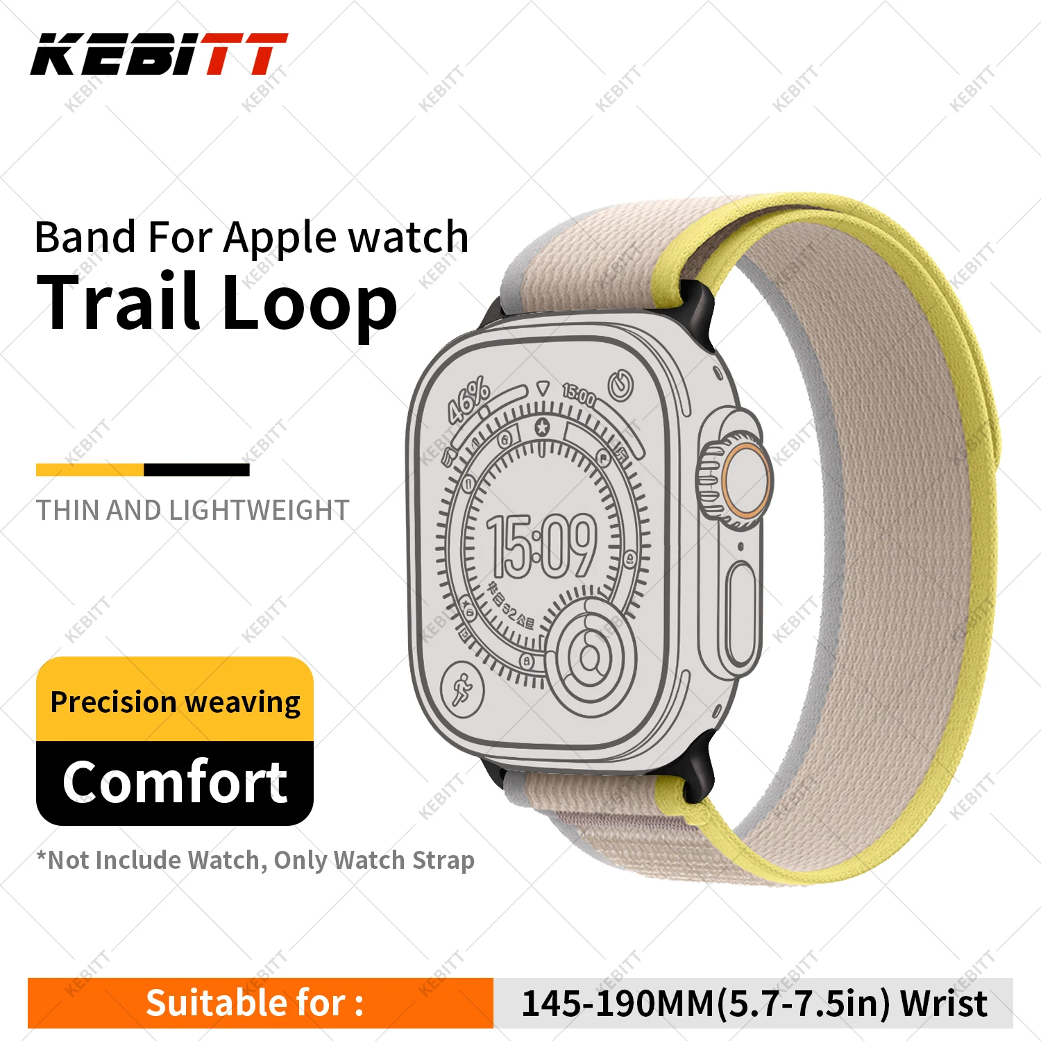 ตัวเลือกสินค้า สายนาฬิกาไนลอนคุณภาพสูง สำหรับ Apple Watch ทุกรุ่น