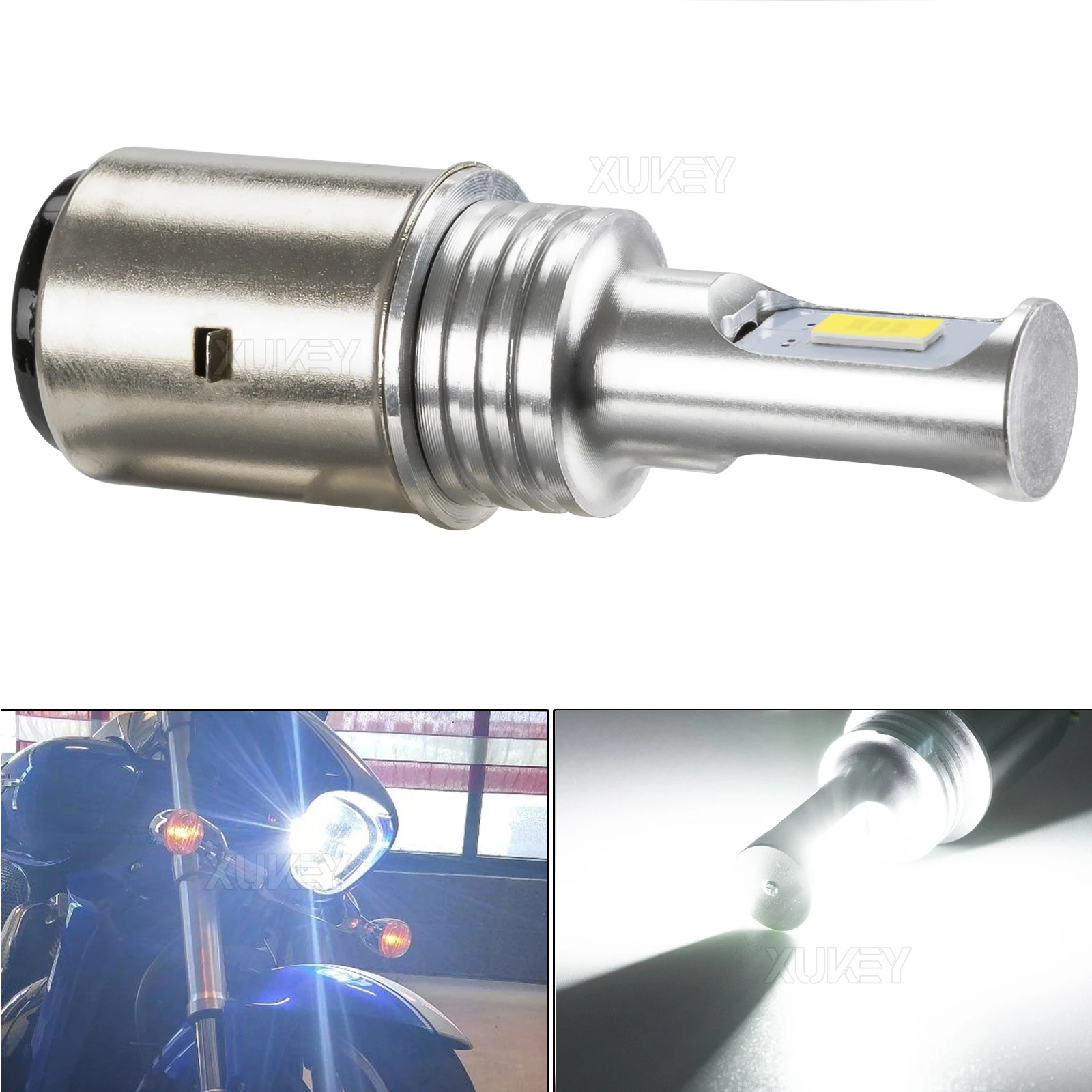 Pack De 10 Bombillas Halógenas 6V 35/35W BA20D Para Moto Clásica (Simson, S51, BMW, NSU)