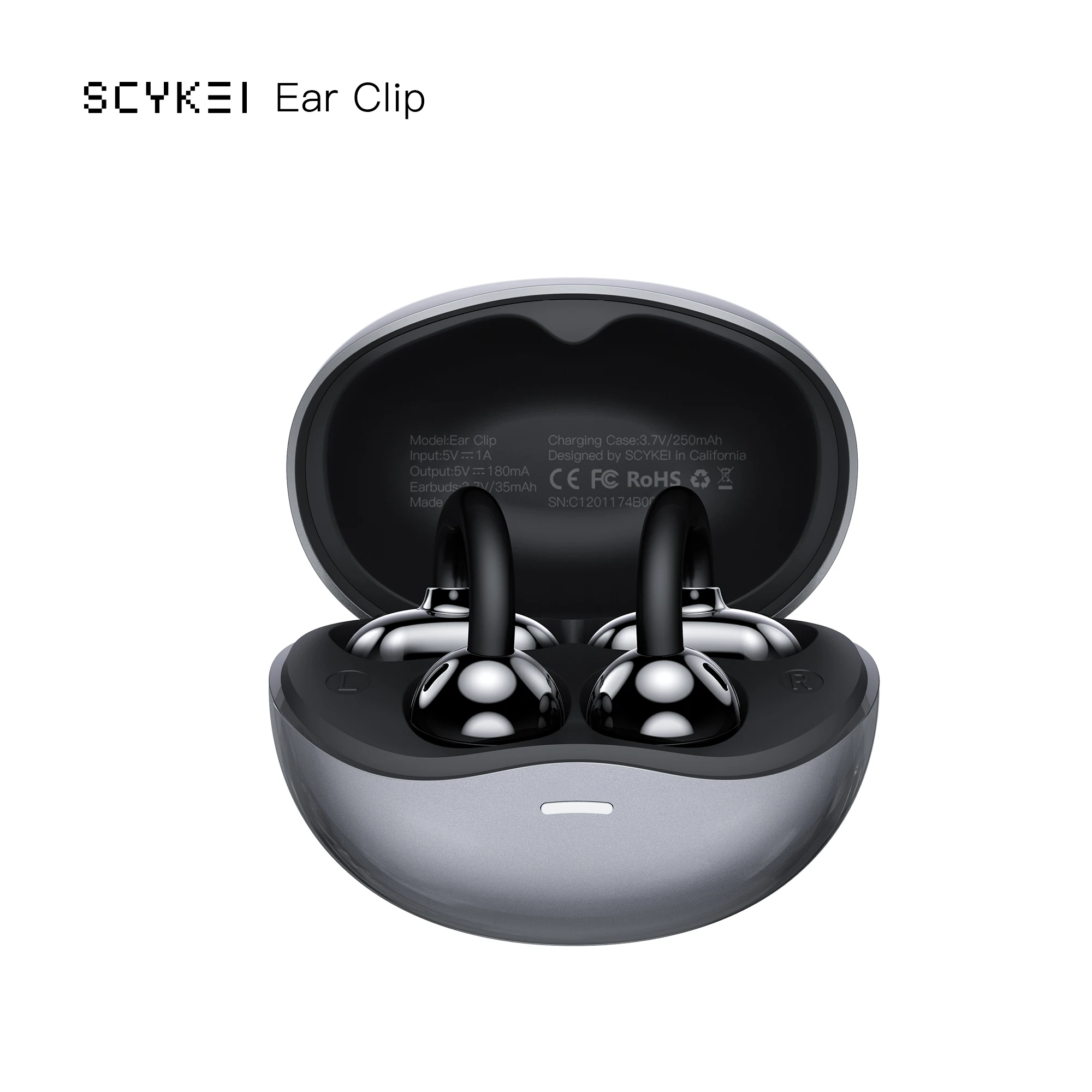 KIESLECT Scykei Ohrclip Doppelmikrofone ENC IPX4 Kabellose Ohrhörer mit Touch-Steuerung KI-Fähigkeiten 30h Spielzeit mit Ladecase - AliExpress 44