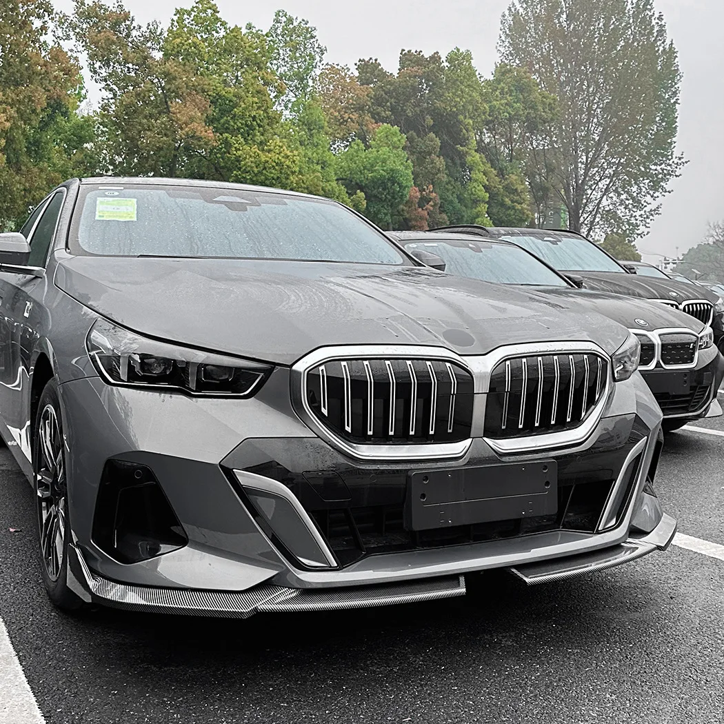 BMW 5 시리즈 BMW I5 G60 G61 2024+ MP 프론트 립 프론트 쇼벨 스포일러 가드 프로텍터 하단 서라운드 바디 키트 자동차 부품