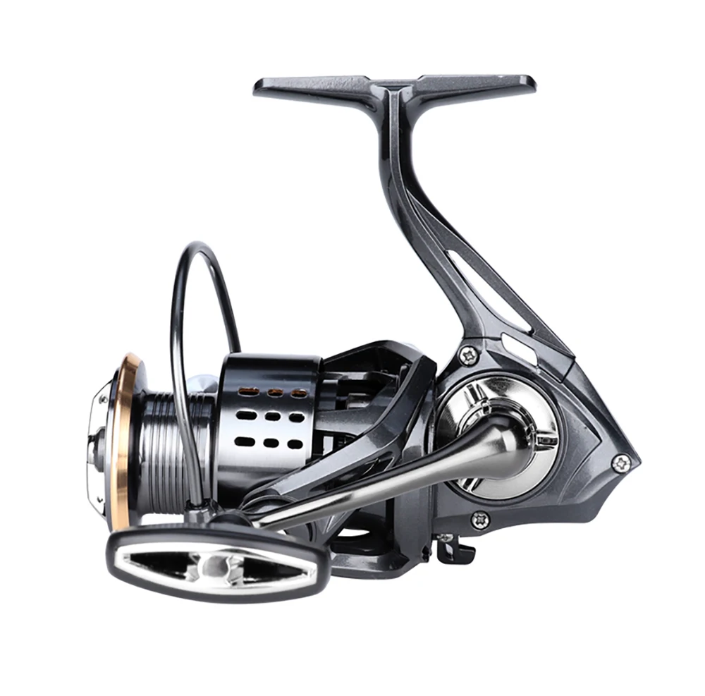 BAKAWA New Metal Spool Fishing Reel Max Drag 15KG Gear 5.2:1-4.9:1 Ratio High Speed Spinning Wheel Carp For Saltwater Tackle