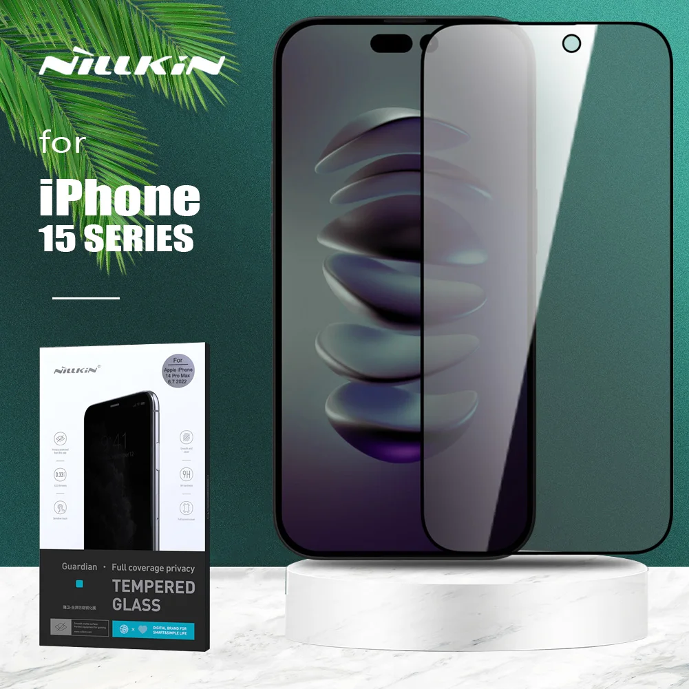 

Стекло Nillkin Guardian для iPhone 15 Pro Max, полное покрытие, закаленное стекло, Защита экрана для iPhone 15 Plus 15 Pro