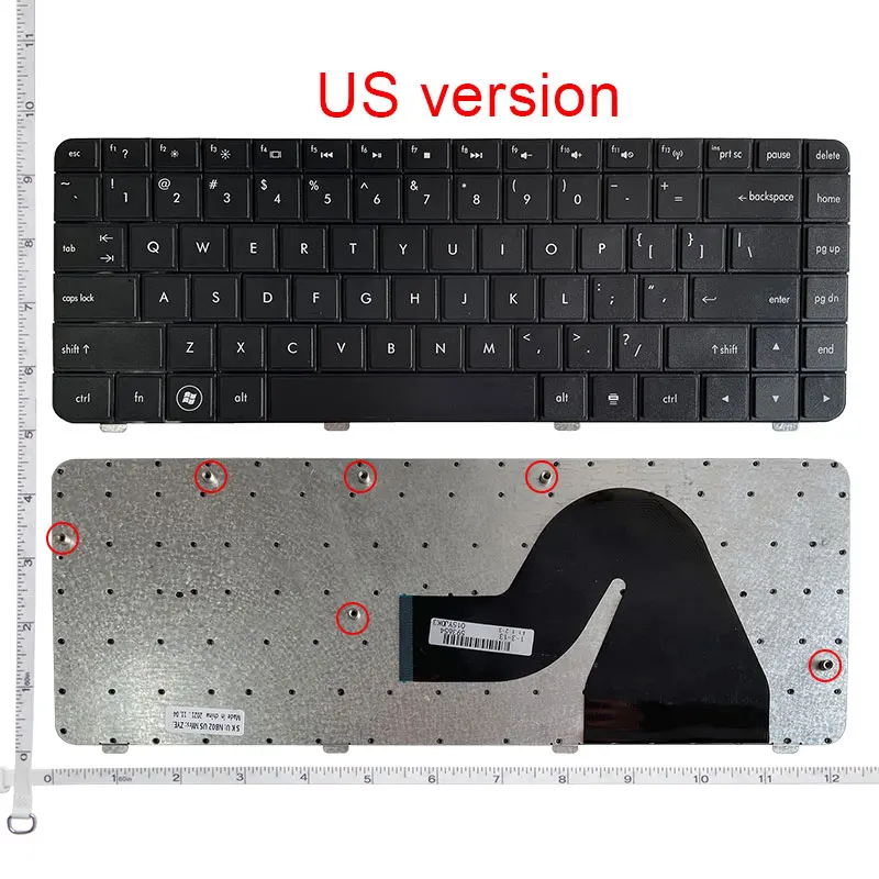 

English Keyboard FOR HP G42 for Compaq Presario CQ42 G42 Series US Laptop Keyboard black