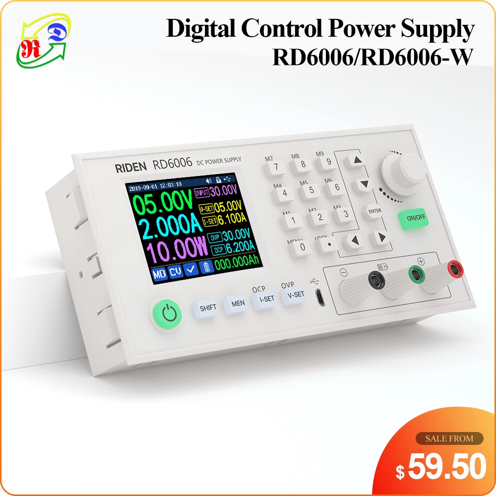 RIDEN RK6006-C 60V 6A Adjustable AC To DC Step Down