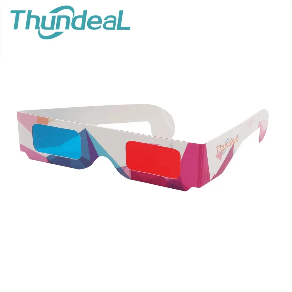 Projector Red Blue 3D Glasses Game DVD Movie Cinema For