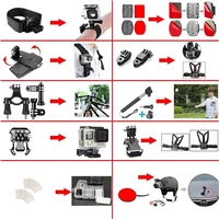 Accessories Kit Mount Adapter Chest Strap Headband For GoPro Hero 13 12 AKASO SJCAM insta360 DJI Osmo Action Camera Accessories - Image 5
